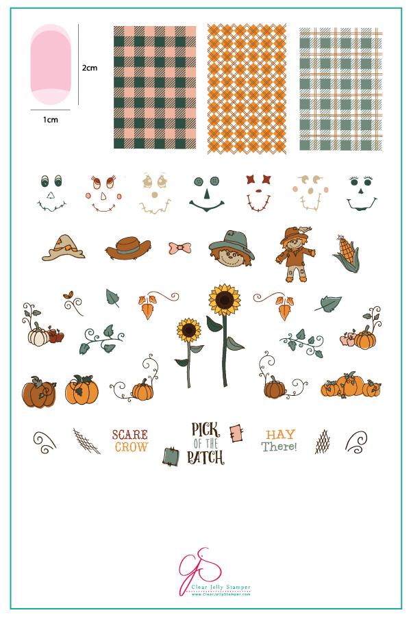 Clear Jelly Stamper- LC-56- Pick of the Patch