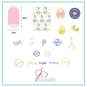 Clear Jelly Stamper- Z-05- Cancer