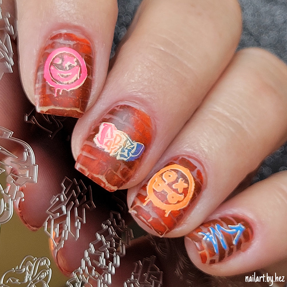 Hit the Bottle- Stamping Plate- Urban Wild Style