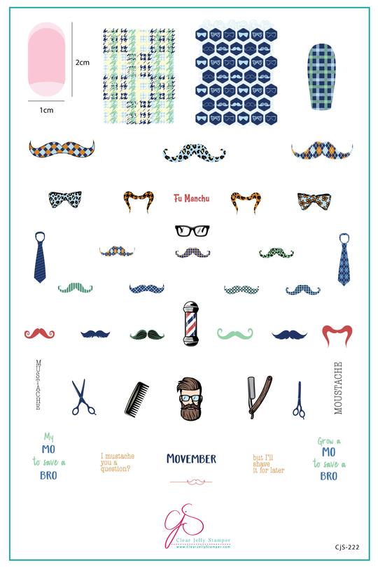 Clear Jelly Stamper- CjS-222- Grow a Mo