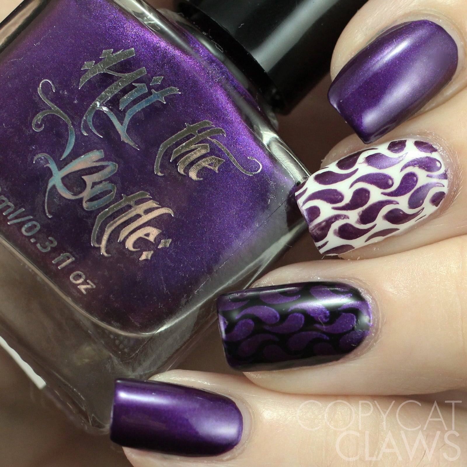 Hit the Bottle "Aubergenie" Stamping Polish