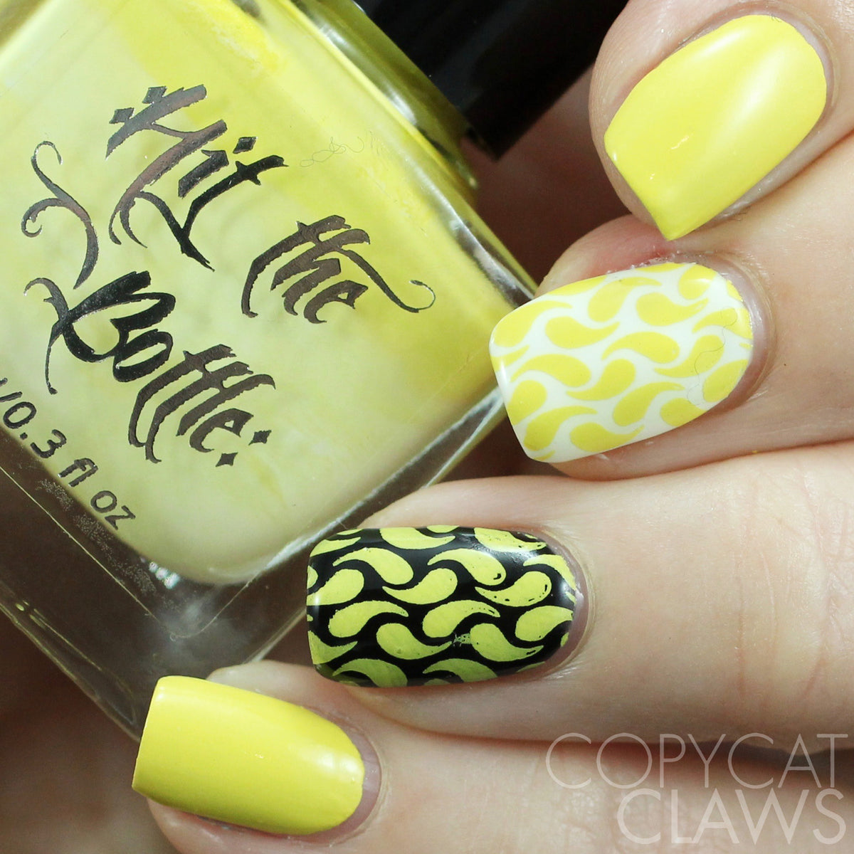 Hit the Bottle &quot;Banana Colada&quot; Stamping Polish