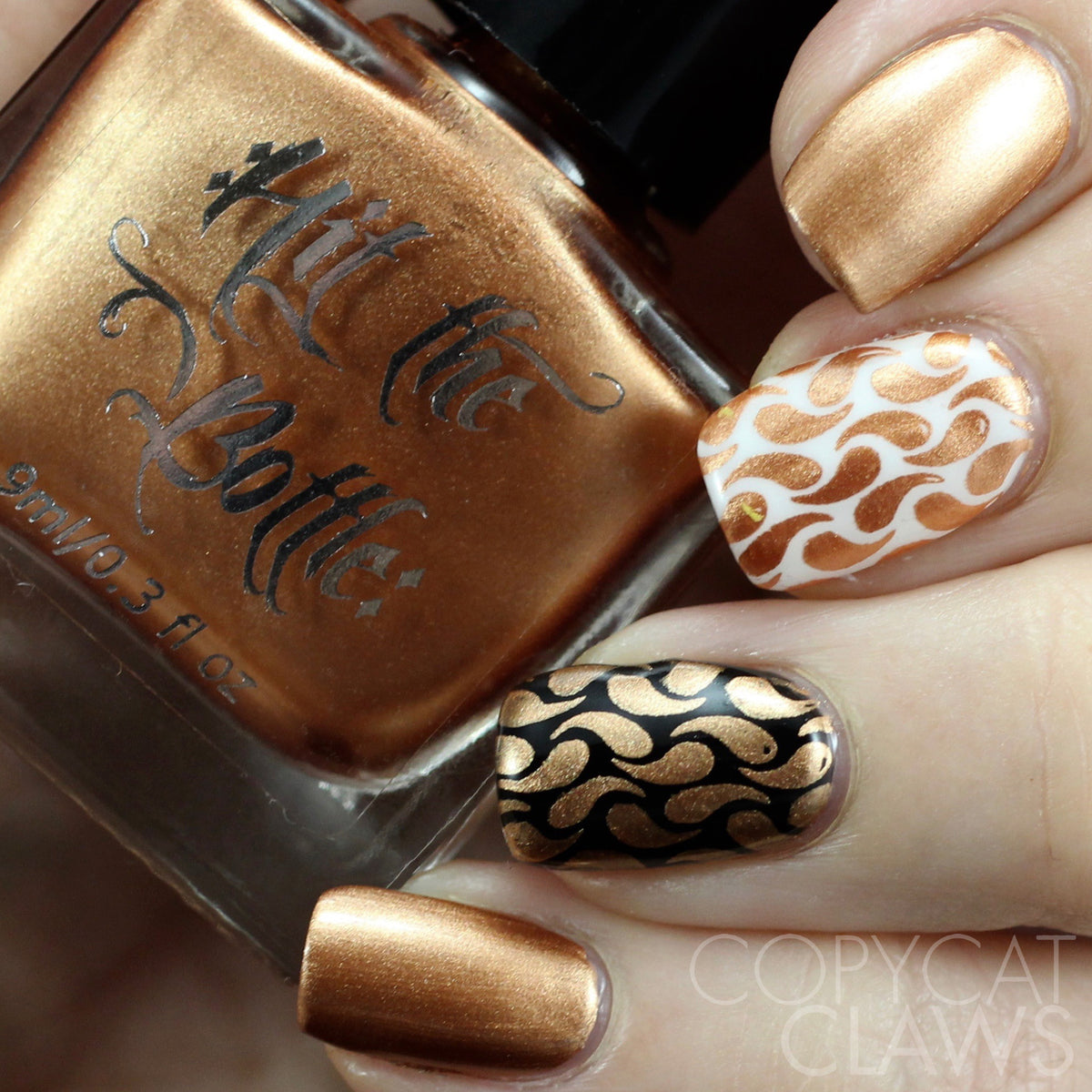 Hit the Bottle &quot;Bronzed Aussie&quot; Stamping Polish