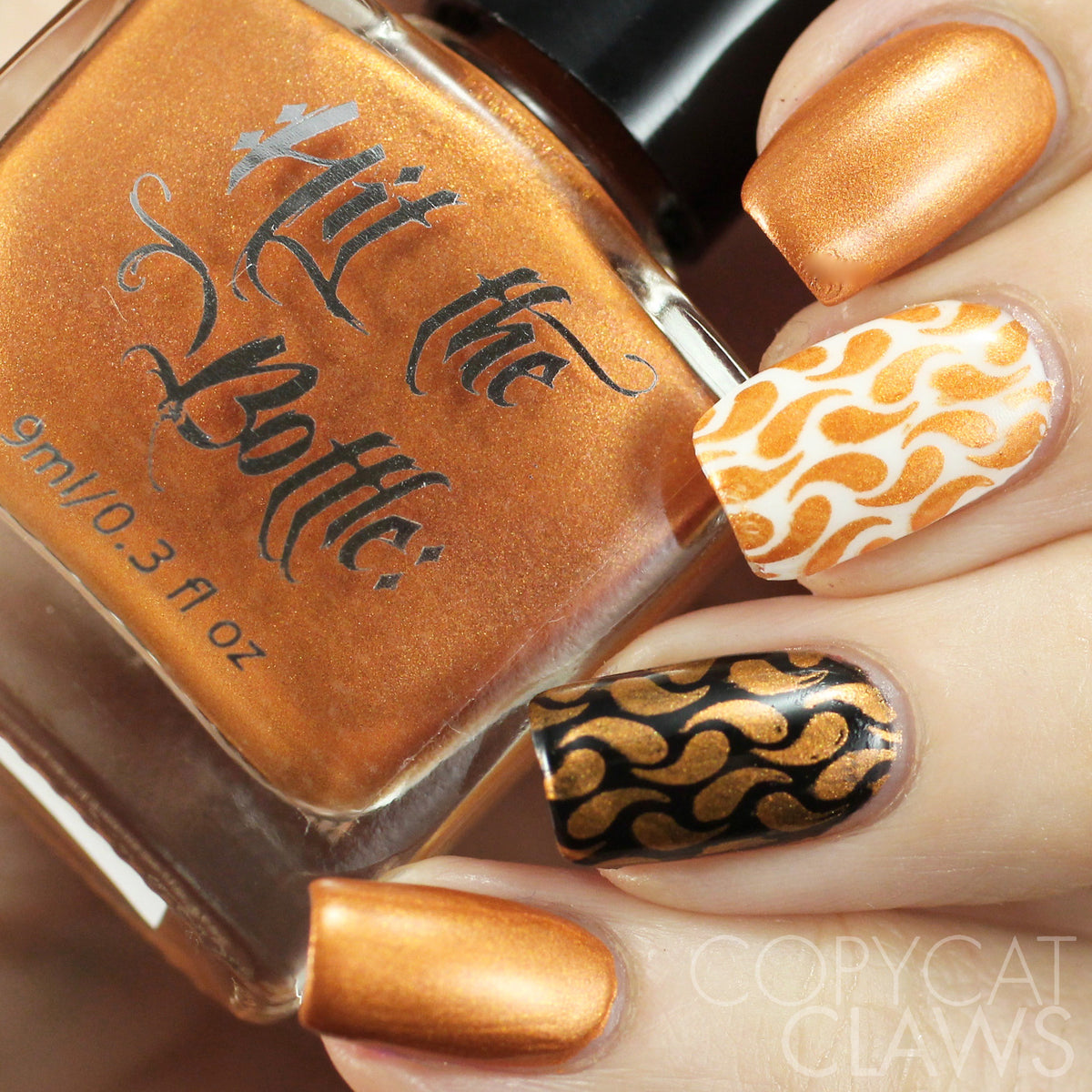 Hit the Bottle &quot;Burnt Orange&quot; Stamping Polish