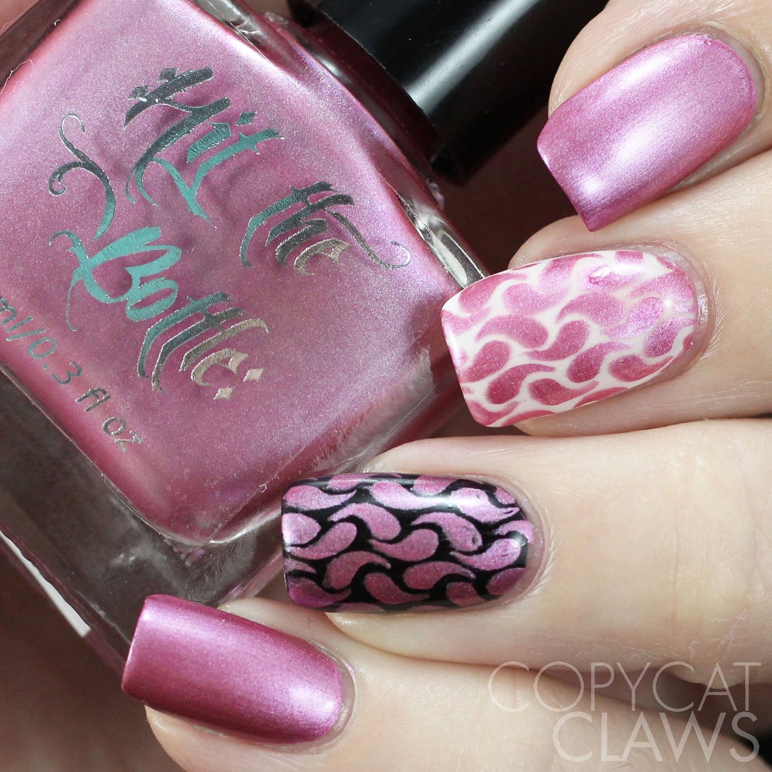 where tart is chrome nail stamping polish