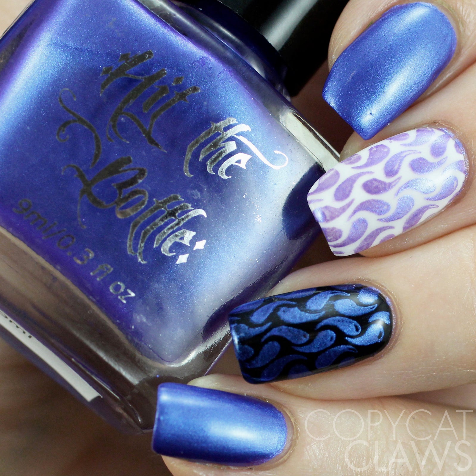 Hit the Bottle "Electric Indigo" Stamping Polish