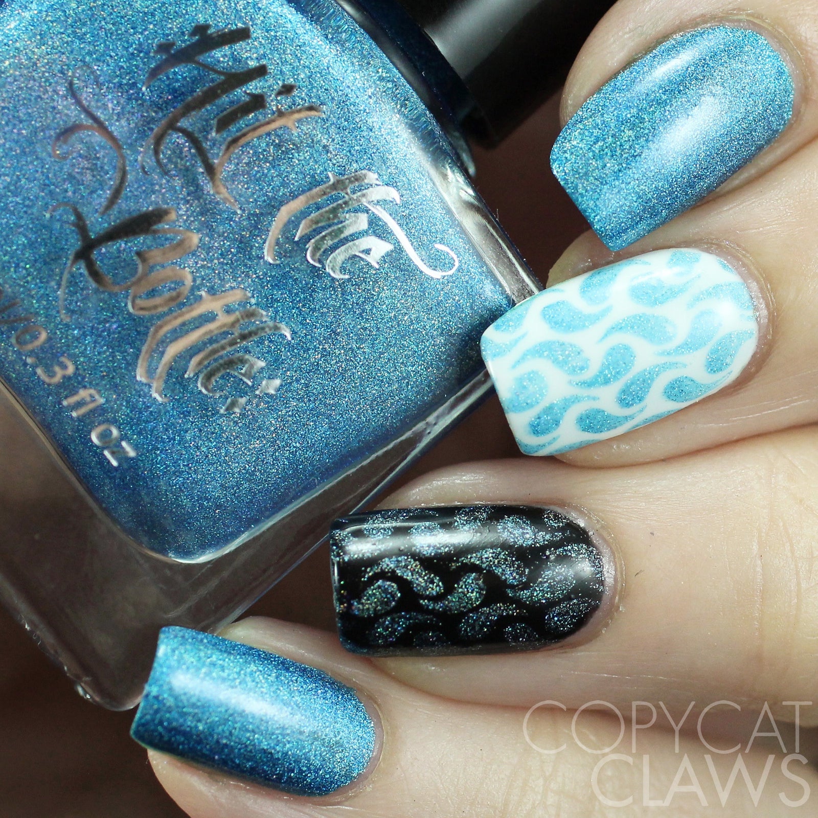 Hit the Bottle "Hololulu Blue" Stamping Polish