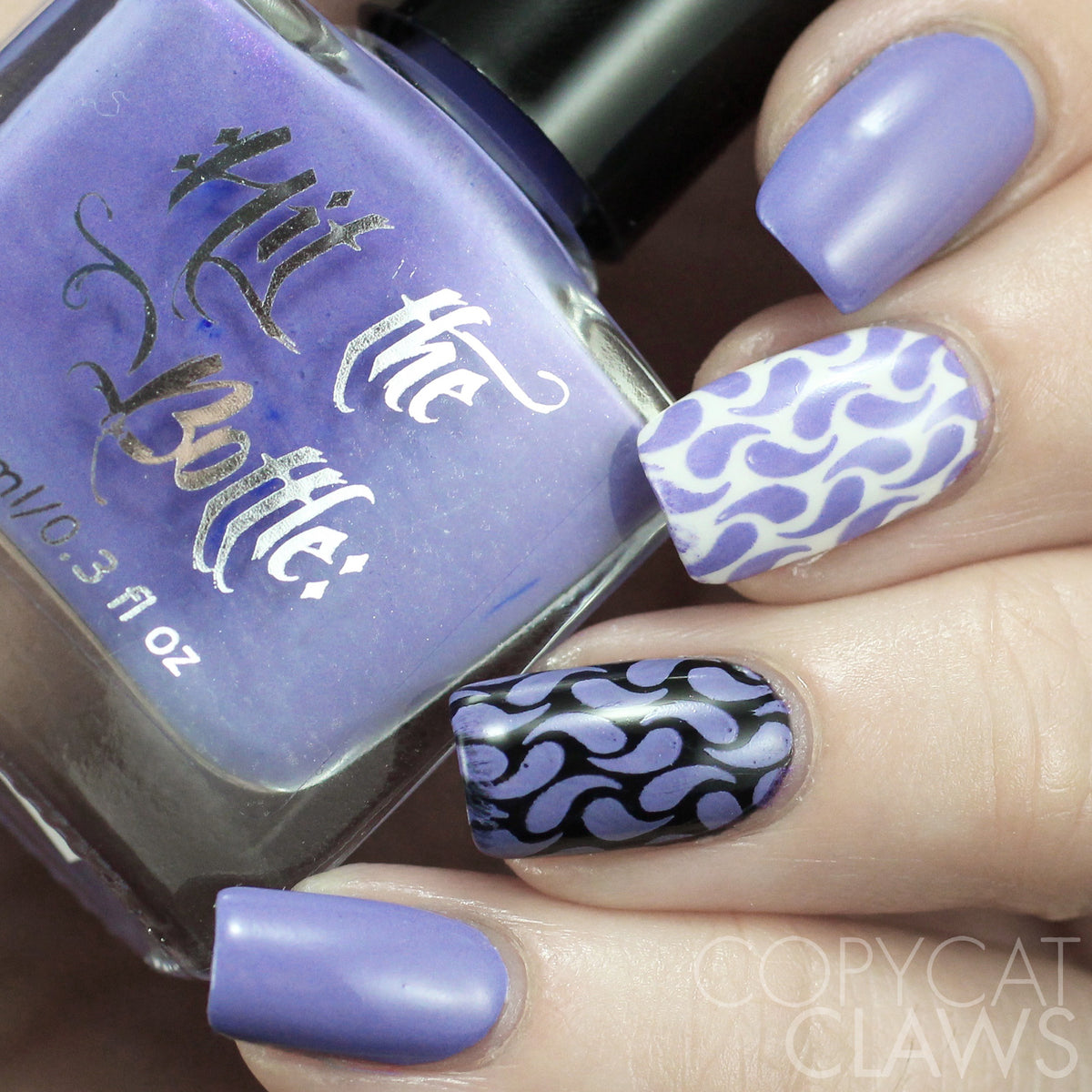 Hit the Bottle &quot;I Lilac it Like That&quot; Stamping Polish