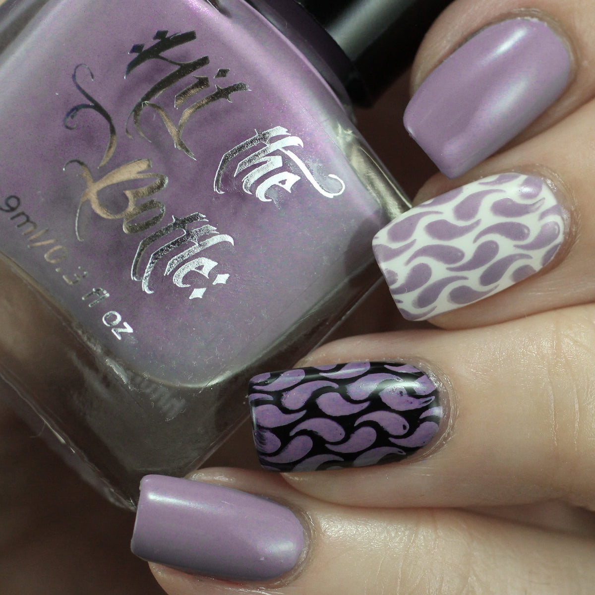 Hit the Bottle &quot;Lavender Squall&quot; Stamping Polish
