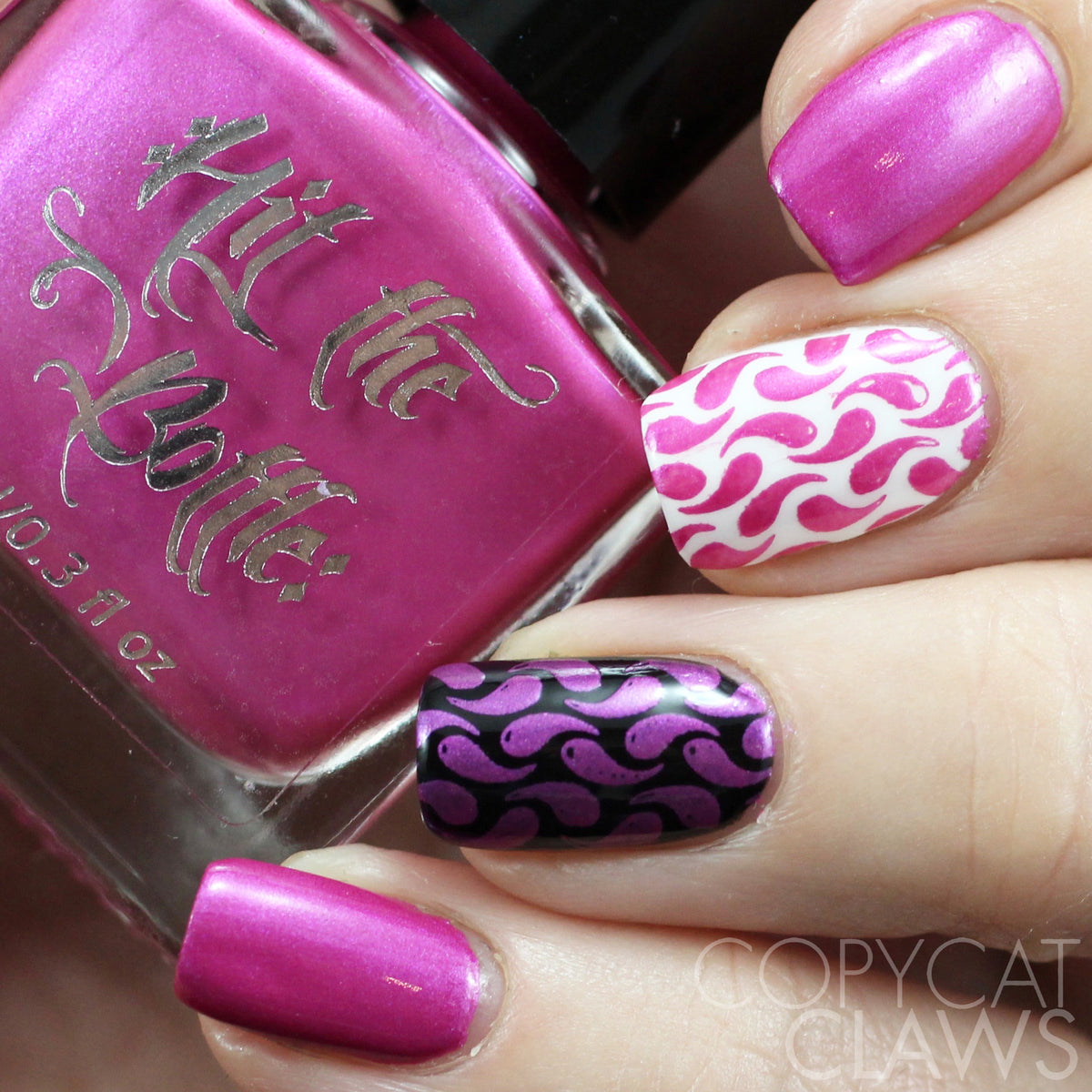 Hit the Bottle &quot;Magenta at your own Risk 2.0&quot; Stamping Polish
