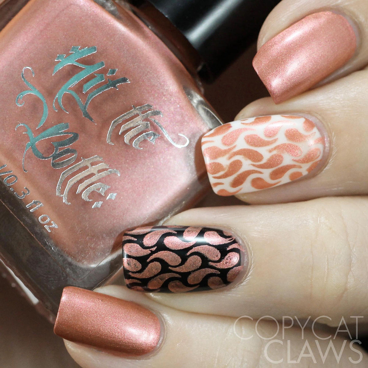 nectar gods chrome stamping nail polish