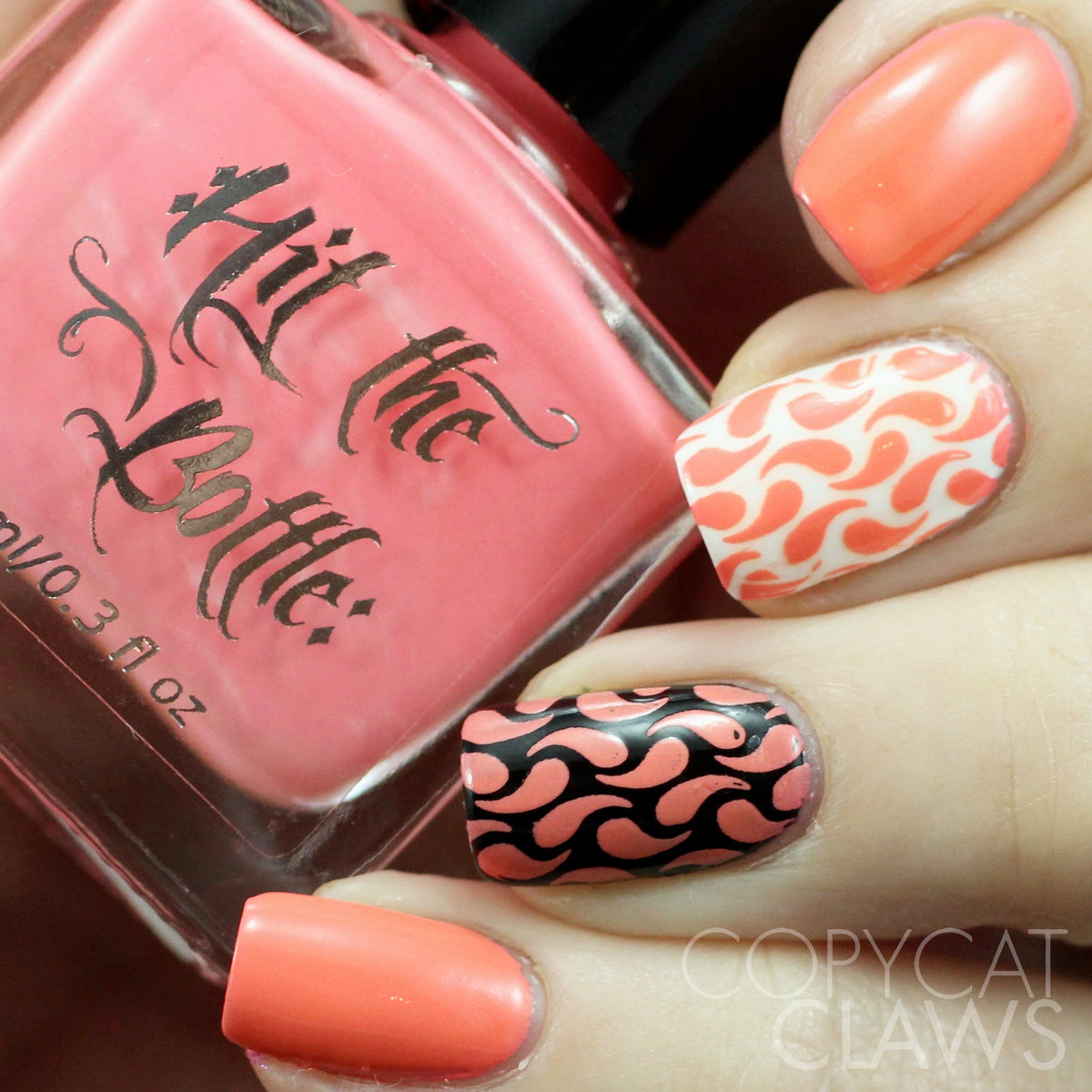 Hit the Bottle "Peaches 'n Scream" Stamping Polish