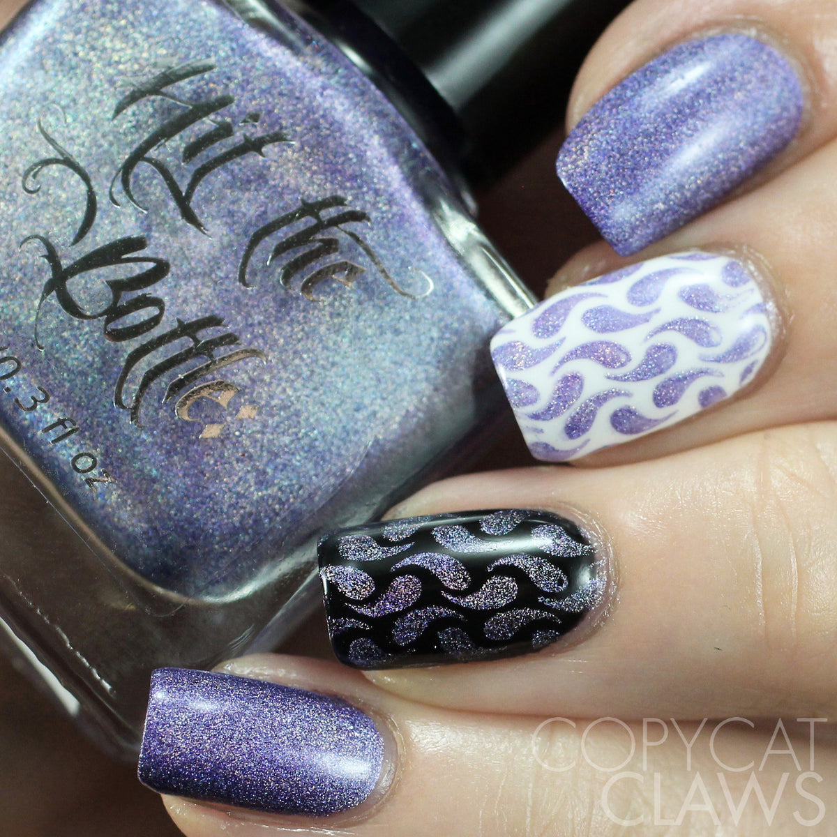 Hit the Bottle "Prismatic Purple" Stamping Polish
