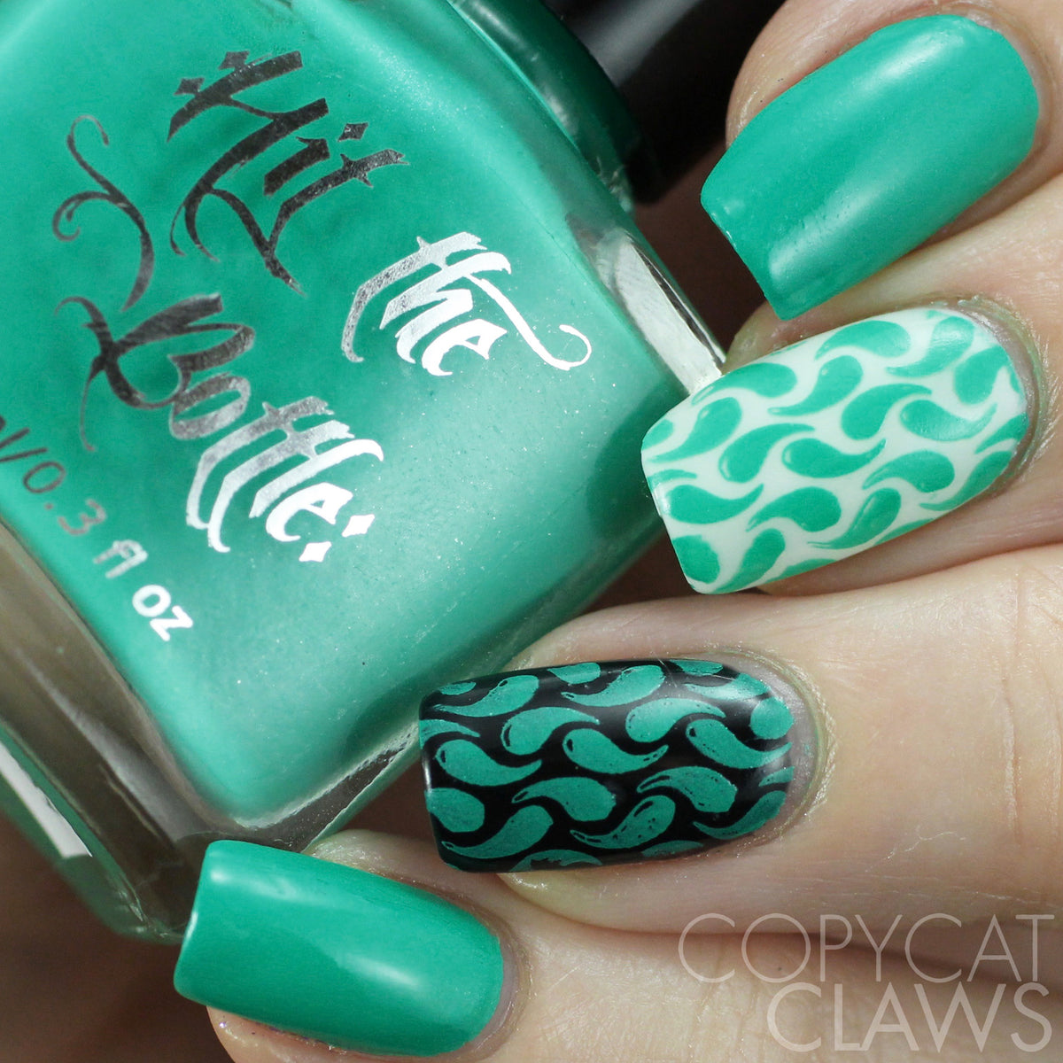 Hit the Bottle &quot;Seas the Day&quot; Neon Stamping Polish