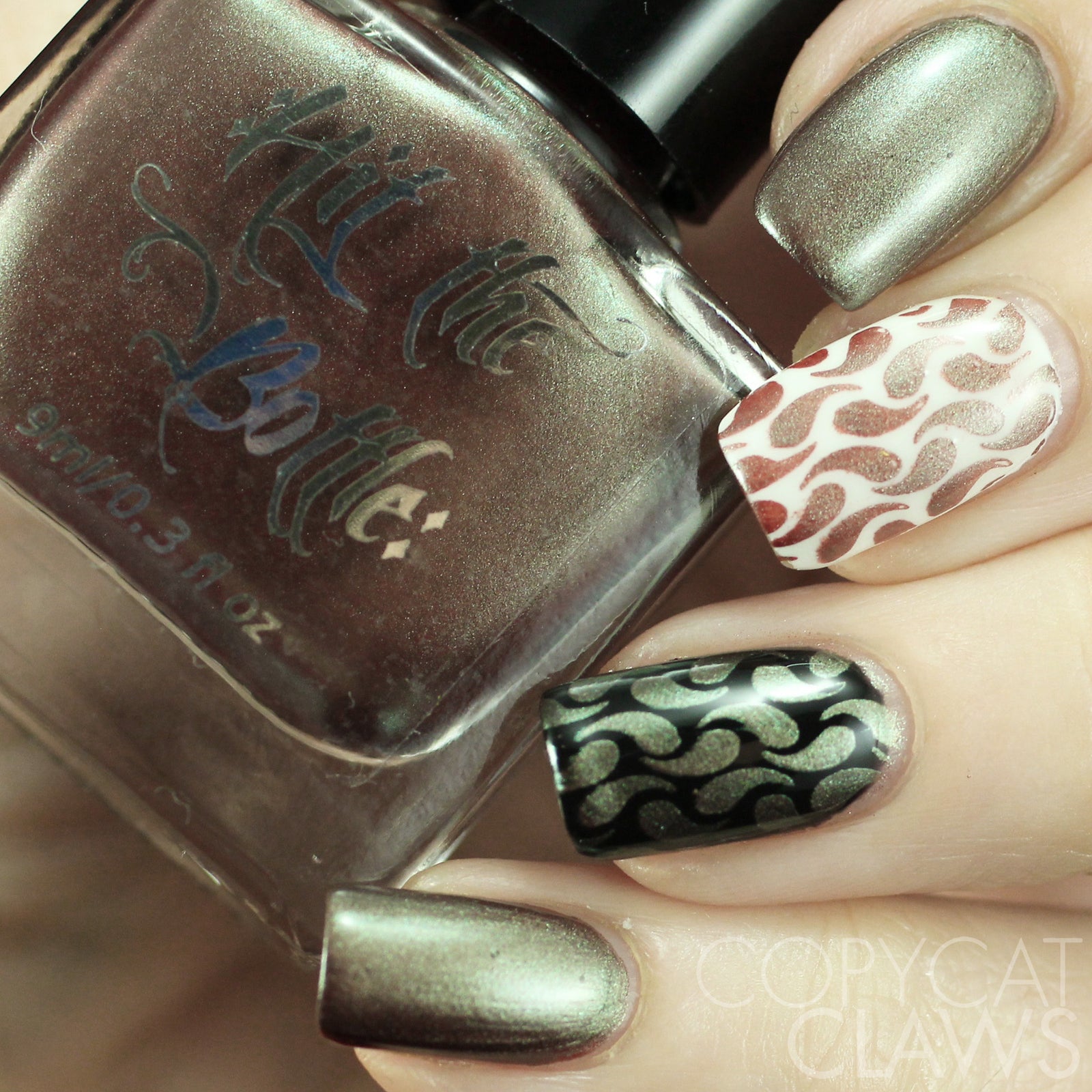 Hit the Bottle "The Drunken Elf" Stamping Polish