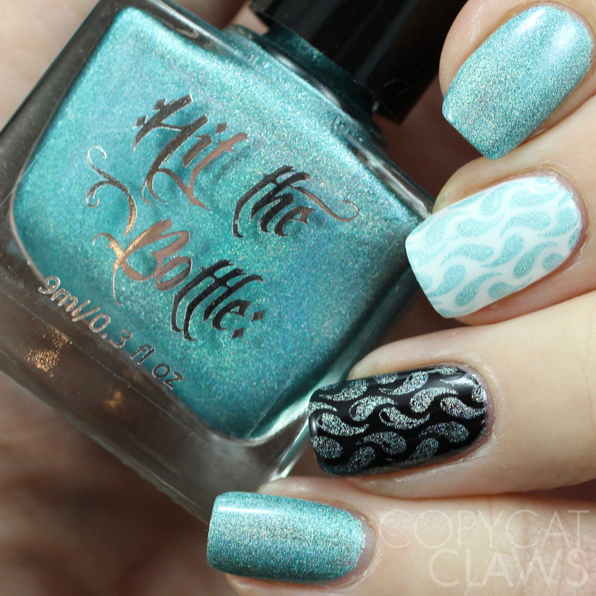 Hit the Bottle &quot;Turquatic&quot; Stamping Polish