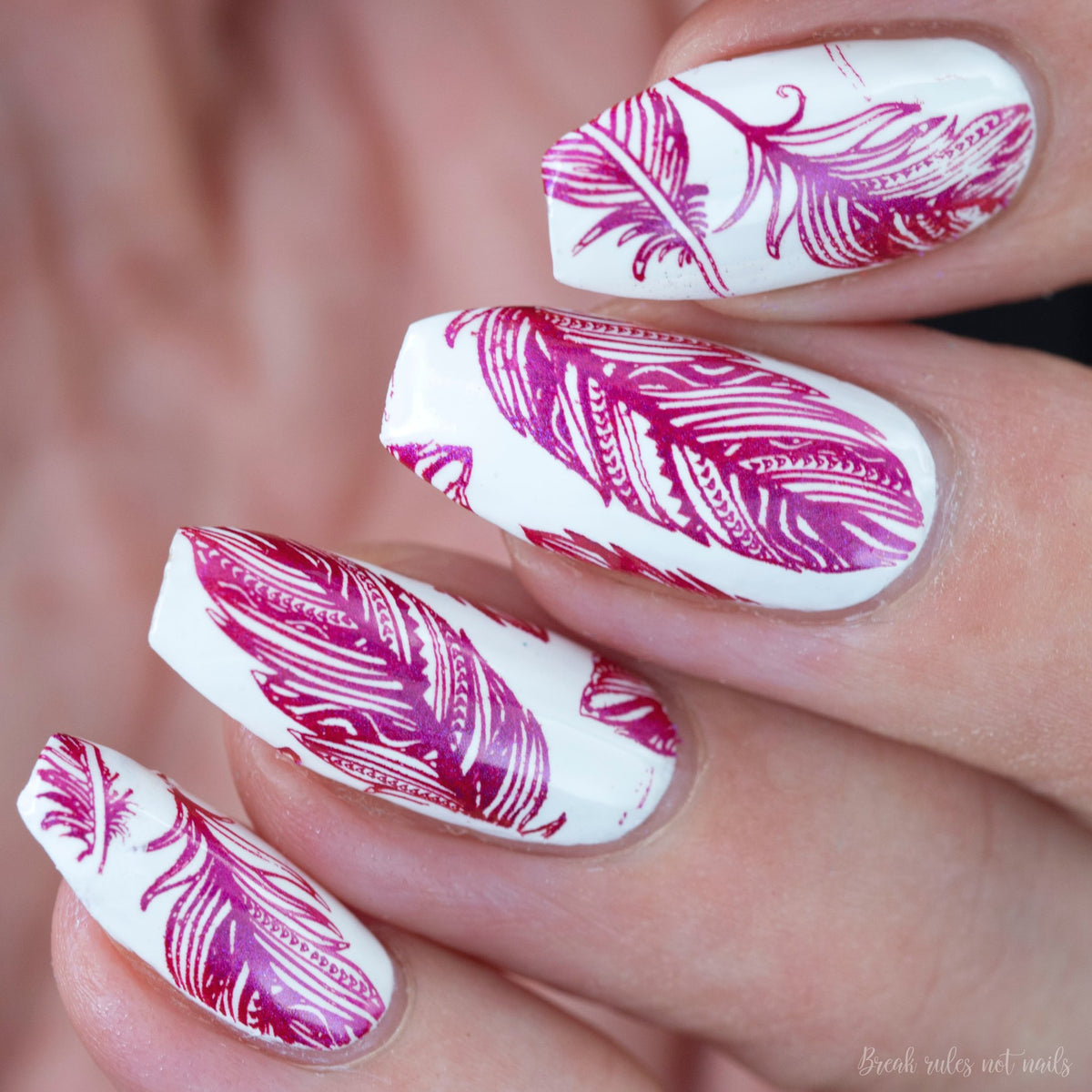 Hit the Bottle "Your Fuchsia Looks Bright" Stamping Polish