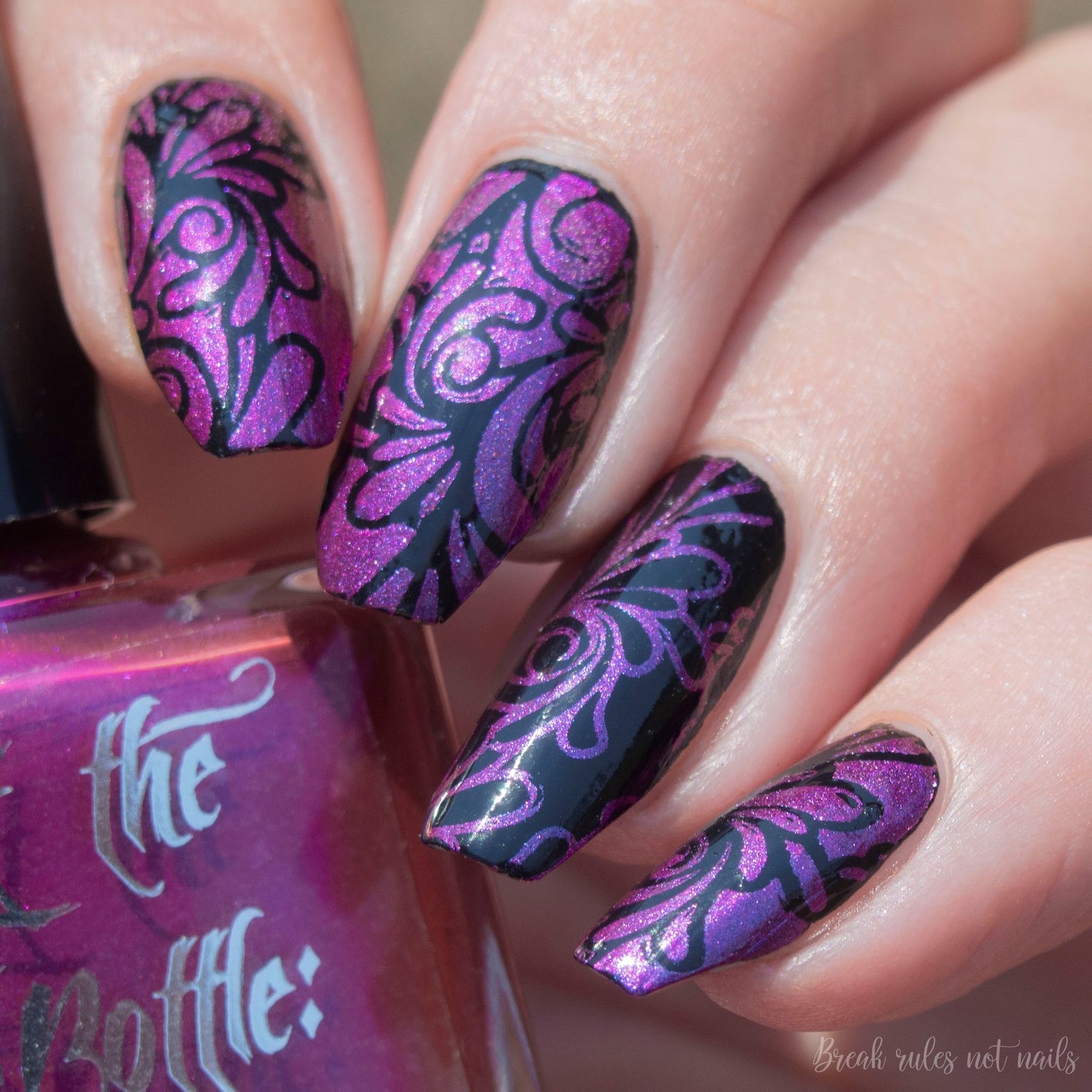 Hit the Bottle "Your Fuchsia Looks Bright" Stamping Polish