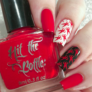 Hit the Bottle "A Vermillion to One" Stamping Polish