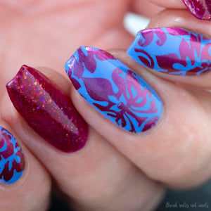 Hit the Bottle "Your Fuchsia Looks Bright" Stamping Polish