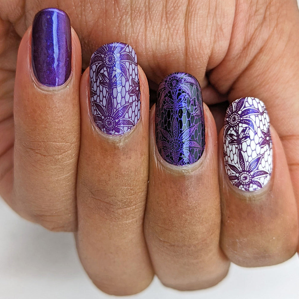Hit the Bottle &quot;Baubles Deep&quot; Stamping Polish