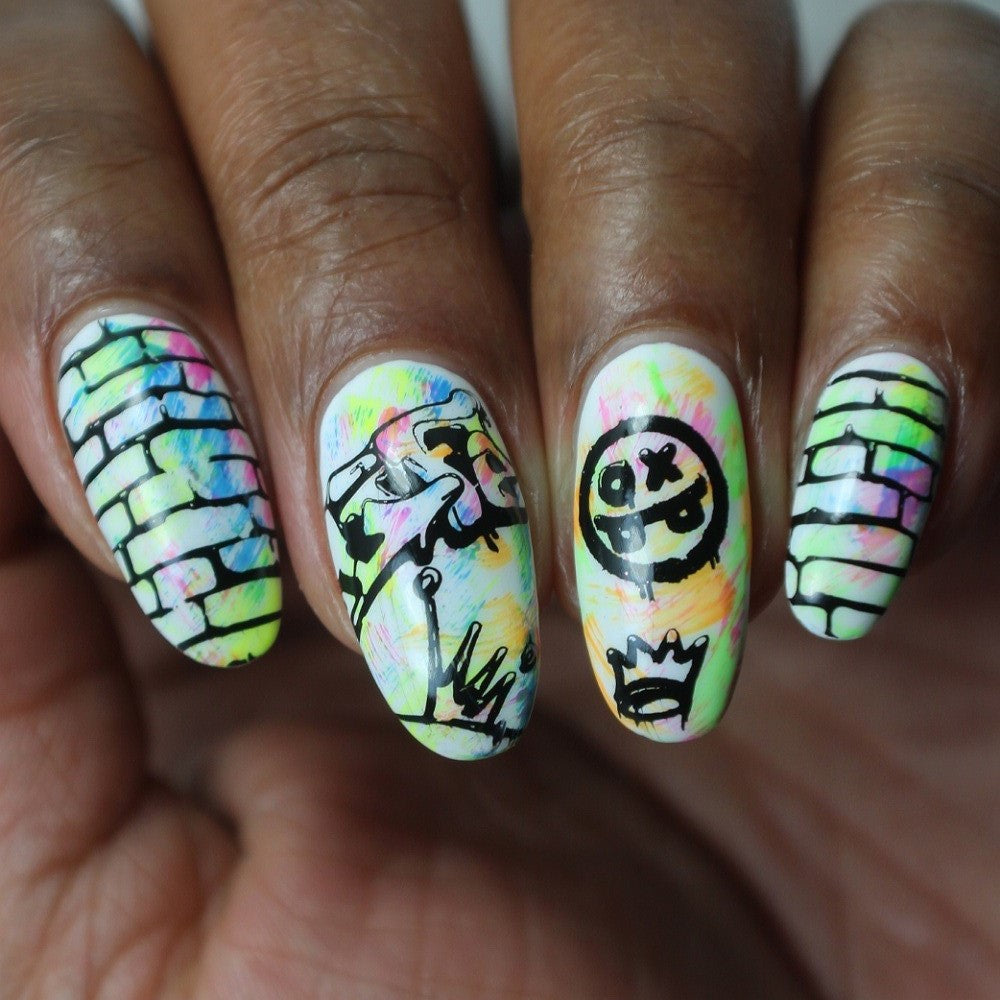 Hit the Bottle- Stamping Plate- Urban Wild Style