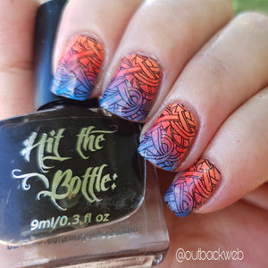 Hit the Bottle- Stamping Plate- Urban Wild Style