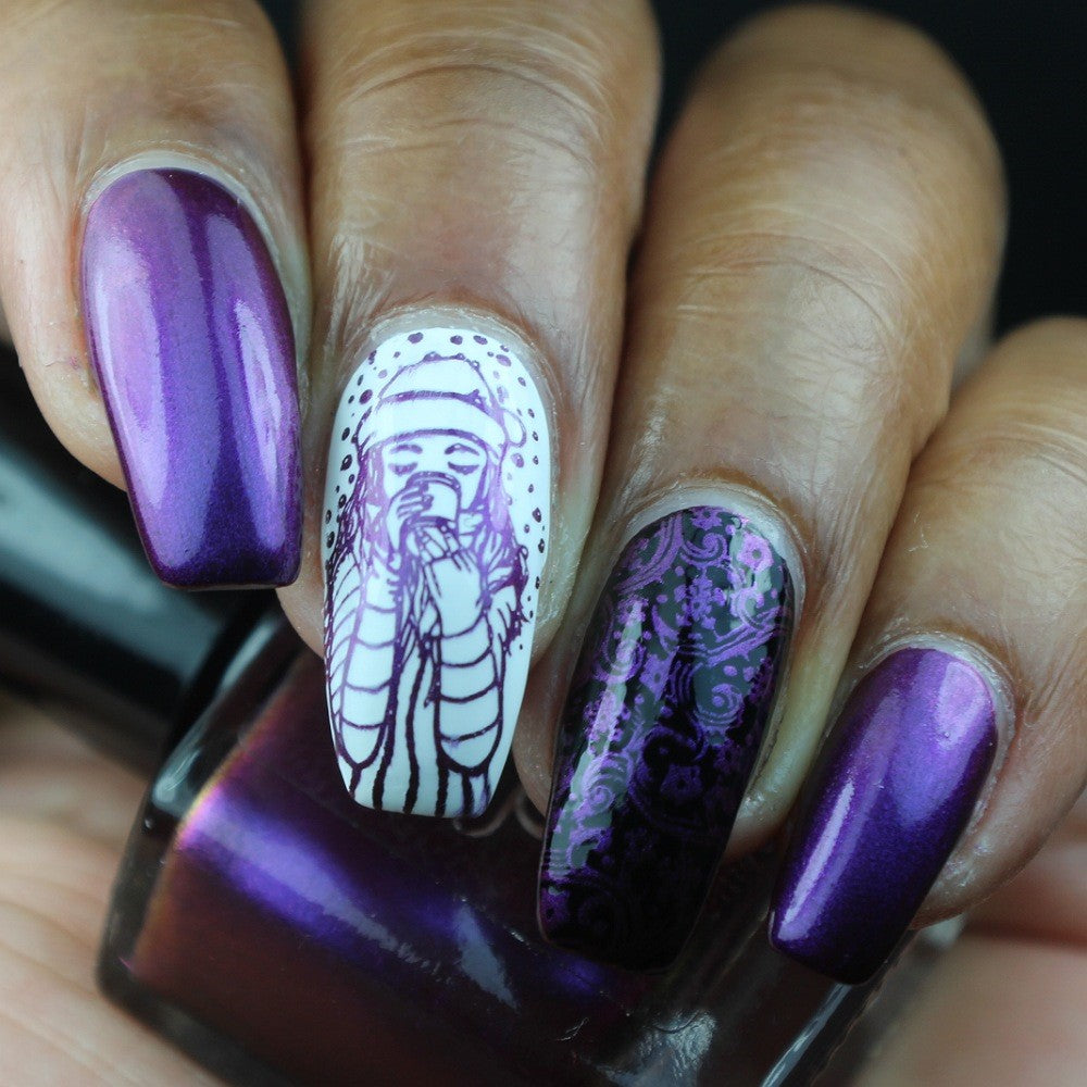 Hit the Bottle &quot;Baubles Deep&quot; Stamping Polish