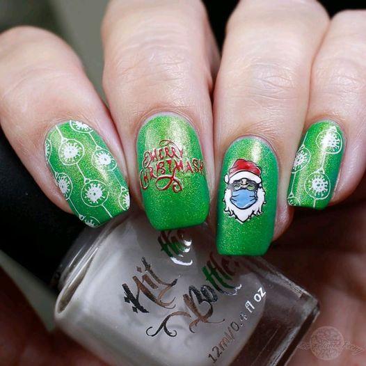 Hit the Bottle- Stamping Plate- Bah Humbug 03