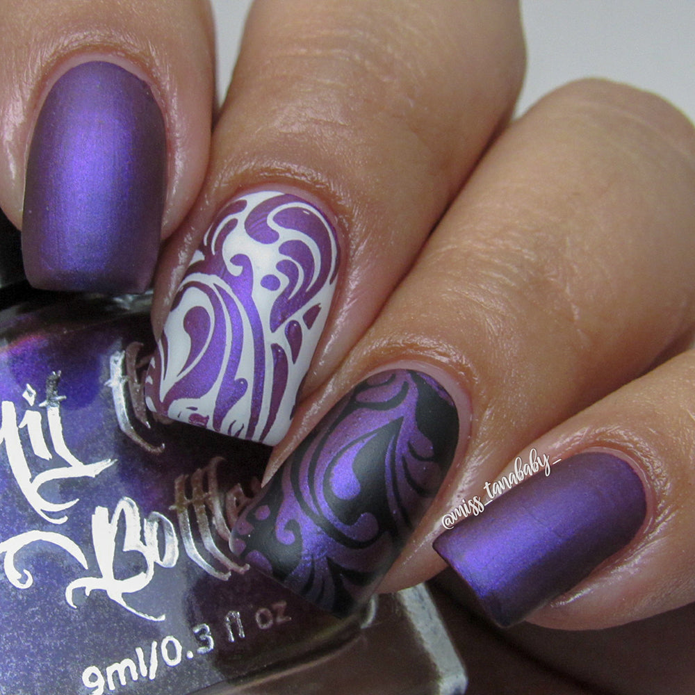 Hit the Bottle &quot;Baubles Deep&quot; Stamping Polish