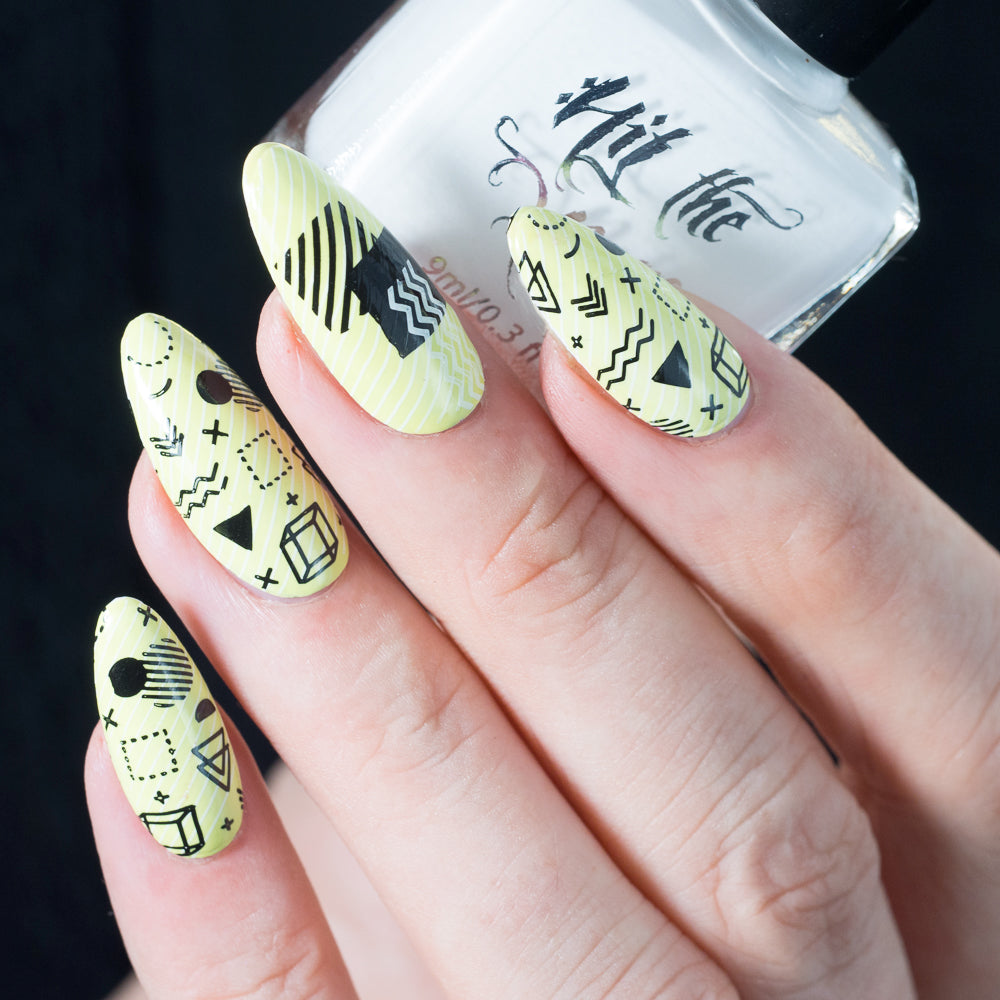 Hit the Bottle- Stamping Plate- Retro Patterns 80's and 90's