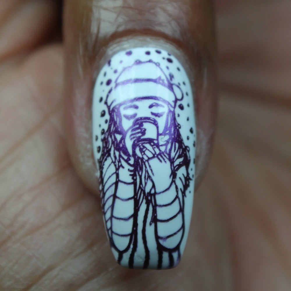 Hit the Bottle &quot;Baubles Deep&quot; Stamping Polish