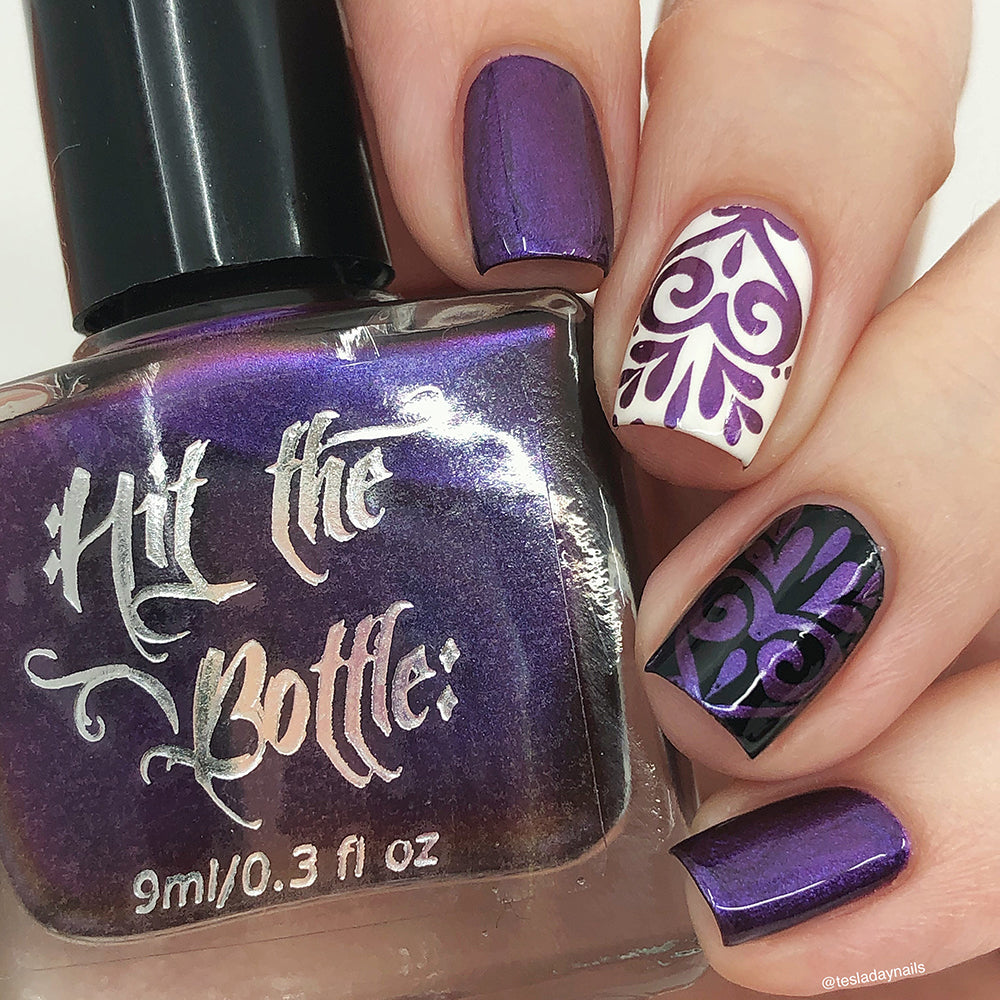 Hit the Bottle &quot;Baubles Deep&quot; Stamping Polish