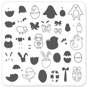 Clear Jelly Stamper- H-08- Easter 3