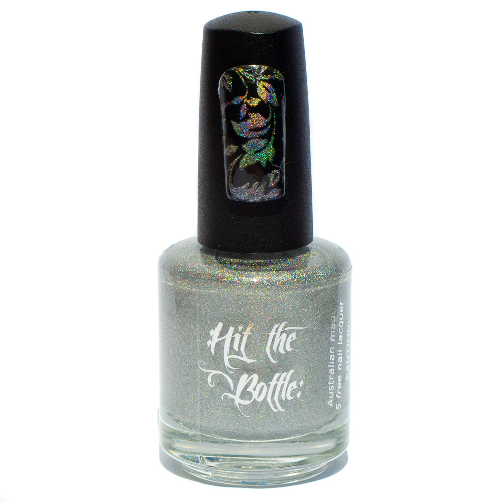 Hit the Bottle &quot;Holo there Beautiful!&quot; Stamping Polish