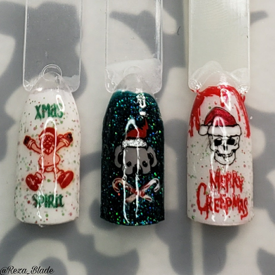 Hit the Bottle- Stamping Plate- Bah Humbug 02