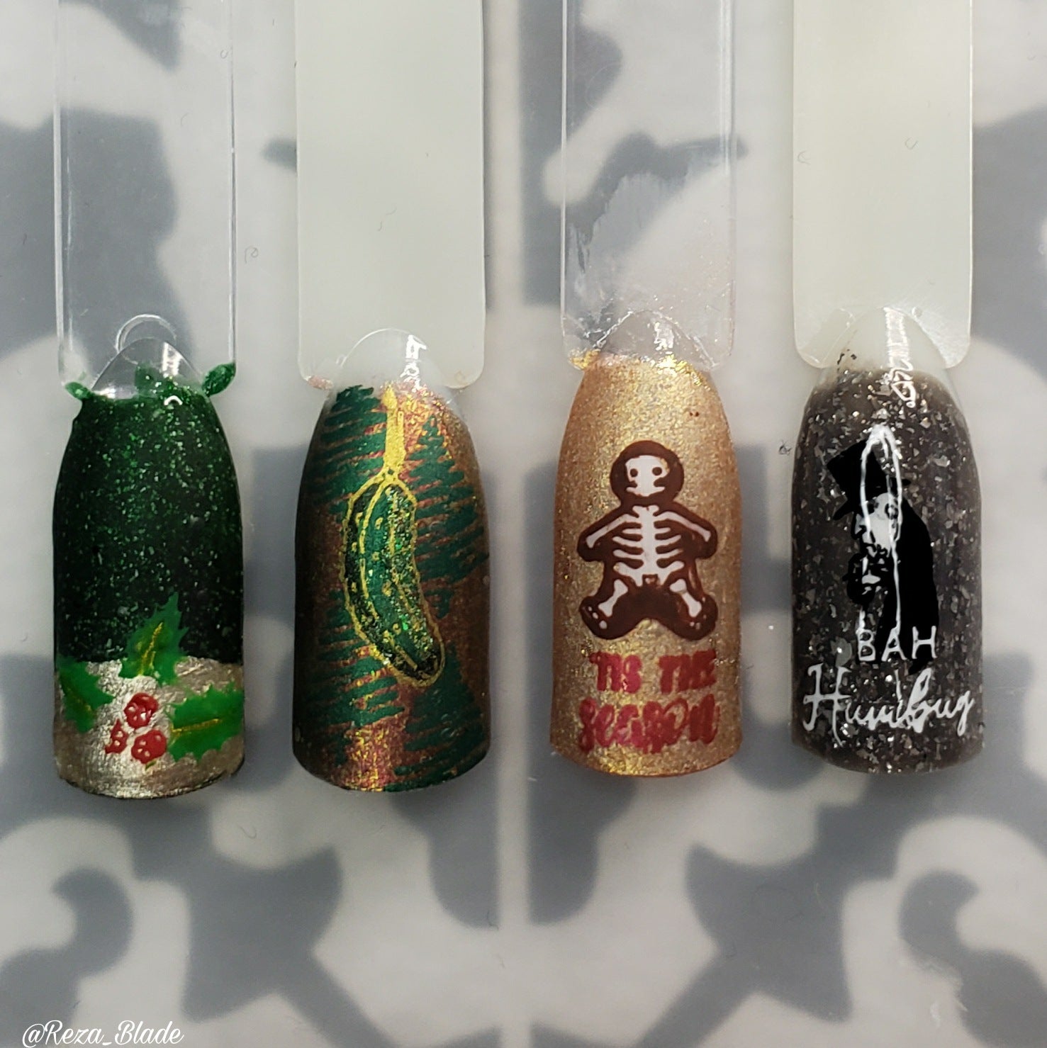 Hit the Bottle- Stamping Plate- Bah Humbug 02