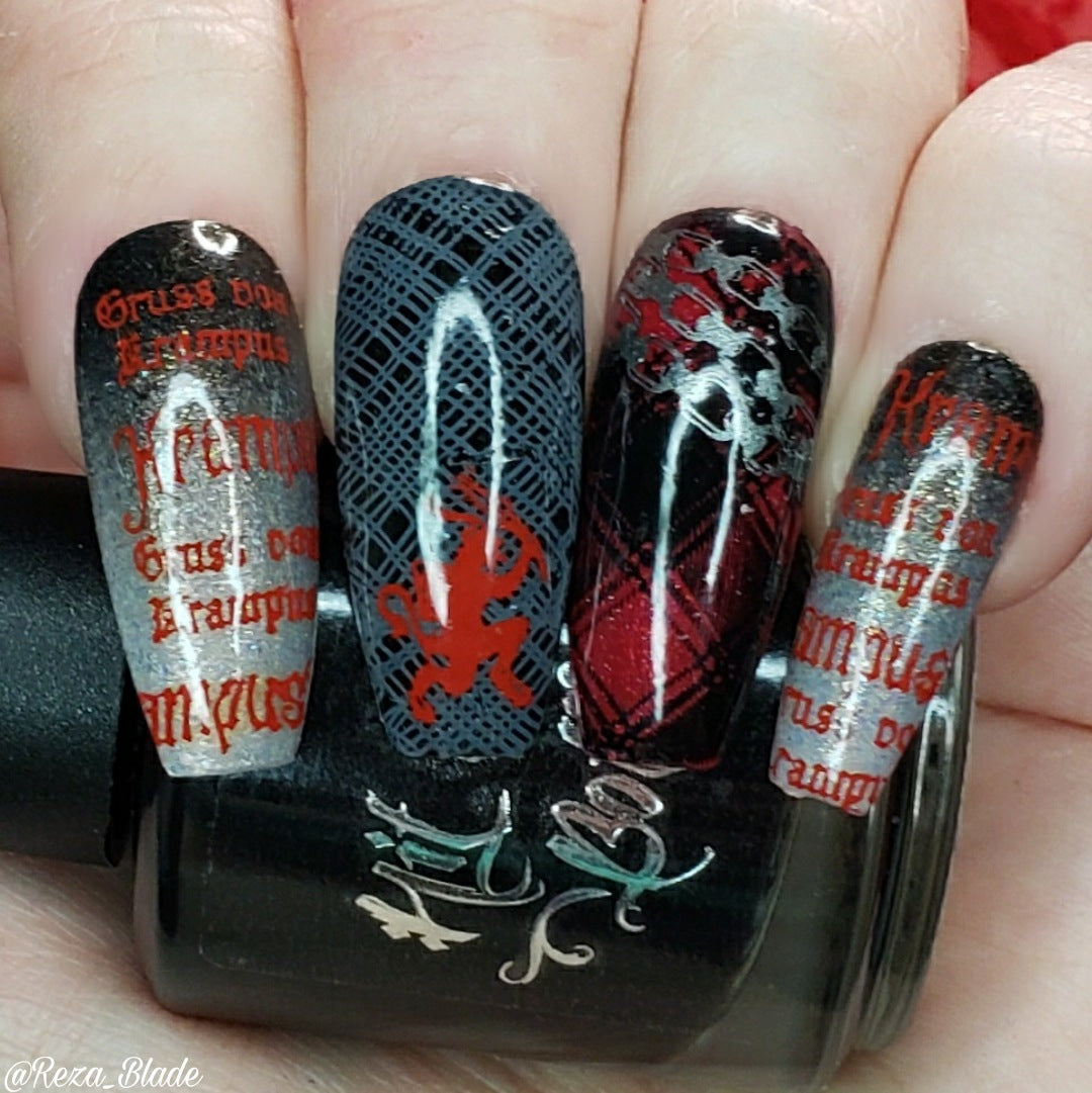 Hit the Bottle- Stamping Plate- Bah Humbug 03