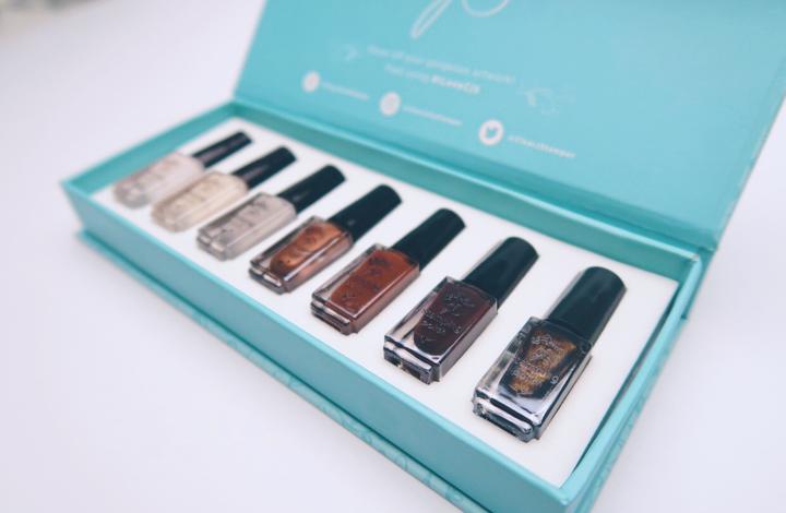 Clear Jelly Stamper- Stamping Polish- Java Kit (7 colors)