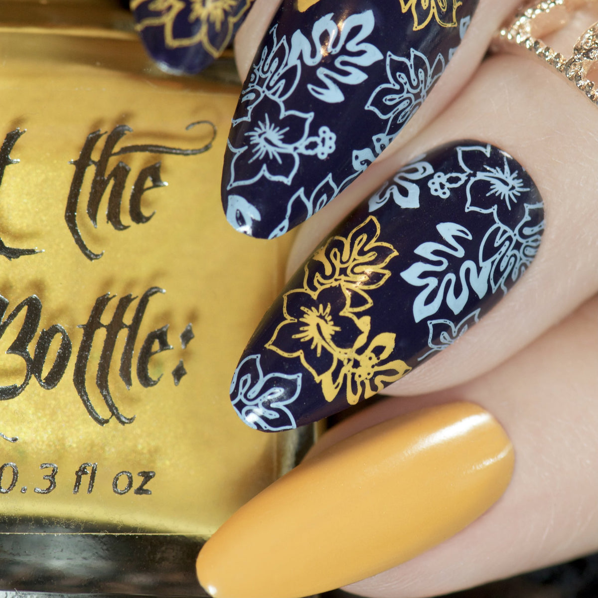 Hit the Bottle &quot;Midnight Ink&quot; Stamping Polish