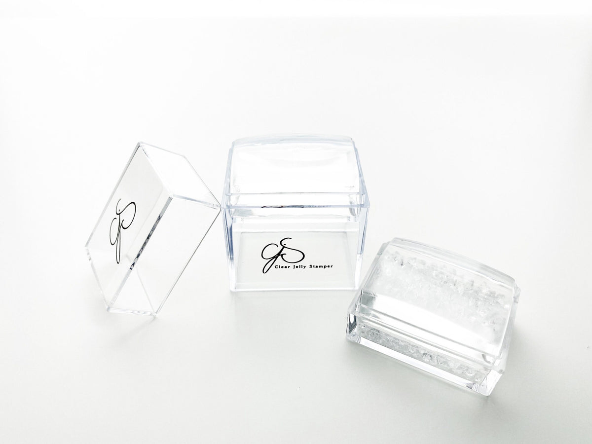 Clear Jelly Stamper- Bling Cubed Stamper