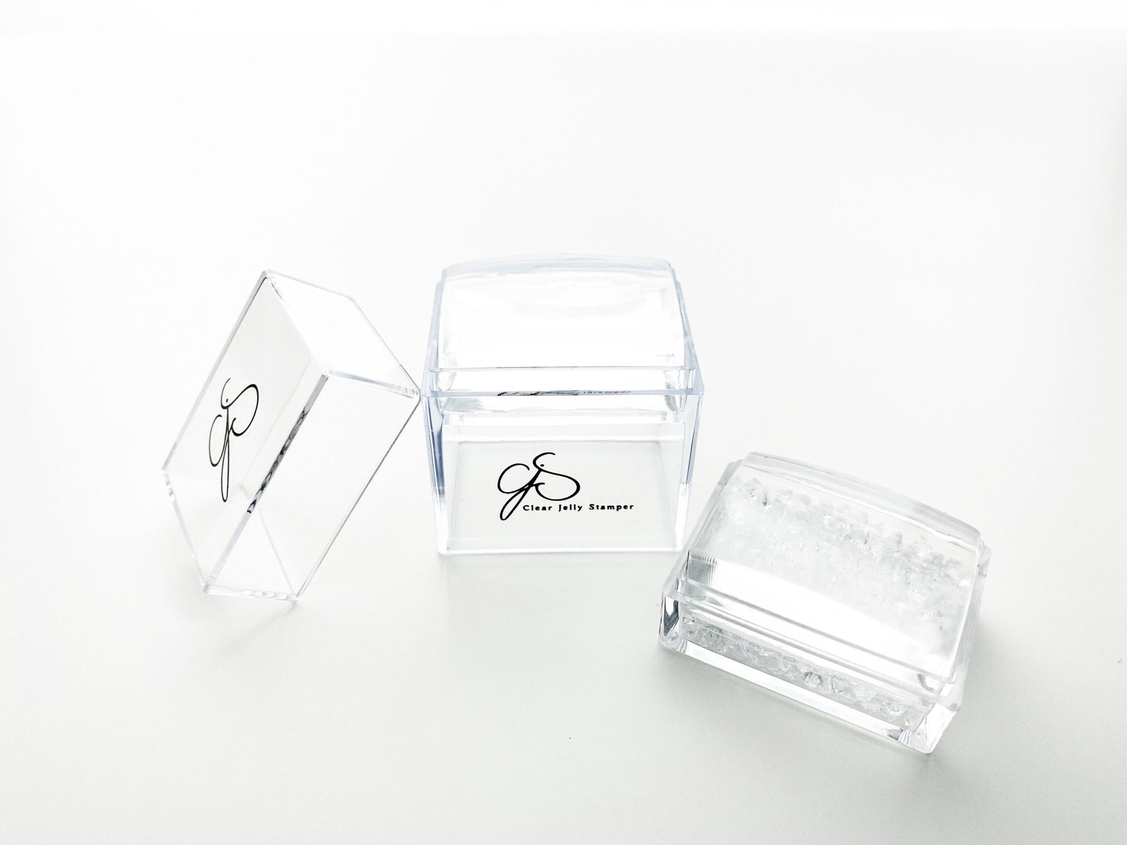Clear Jelly Stamper- Bling Cubed Stamper