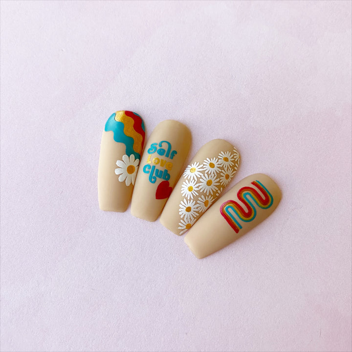 Clear Jelly Stamper- CjS-252- Hippie Revival