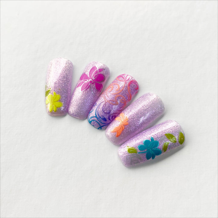 Clear Jelly Stamper- CjS-247- Name that Plate (Garden Swirl)