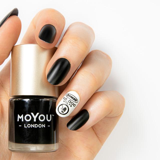 MoYou London- Jurassic Park Stamping Polish- 10,000 Volts