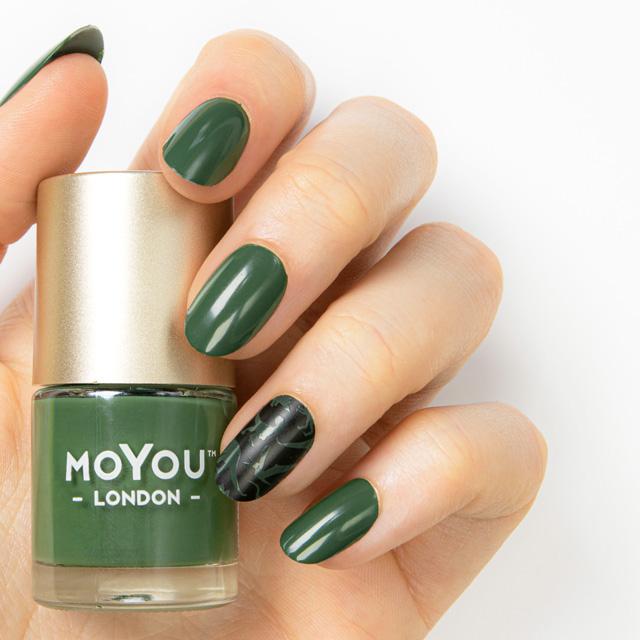 MoYou London- Jurassic Park Stamping Polish- I&#39;m a Veggiesaurus