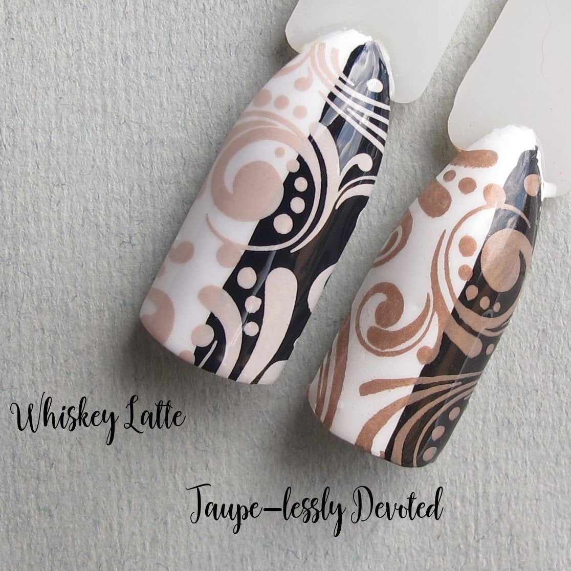 Hit the Bottle &quot;Whiskey Latte&quot; Stamping Polish