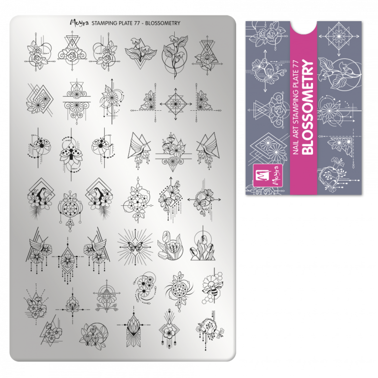 Moyra Stamping Plate 077- Blossometry