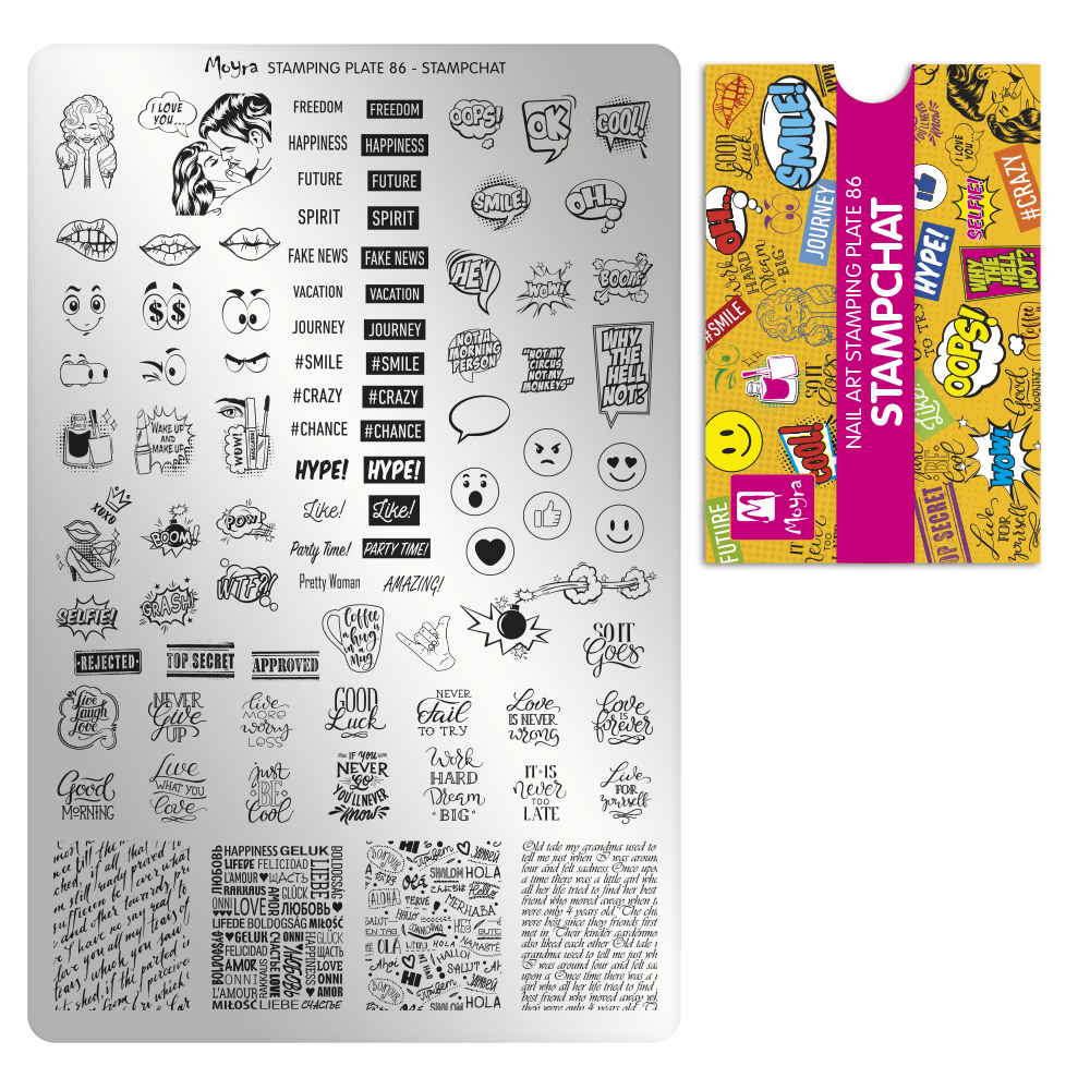 Moyra Stamping Plate 086- Stampchat