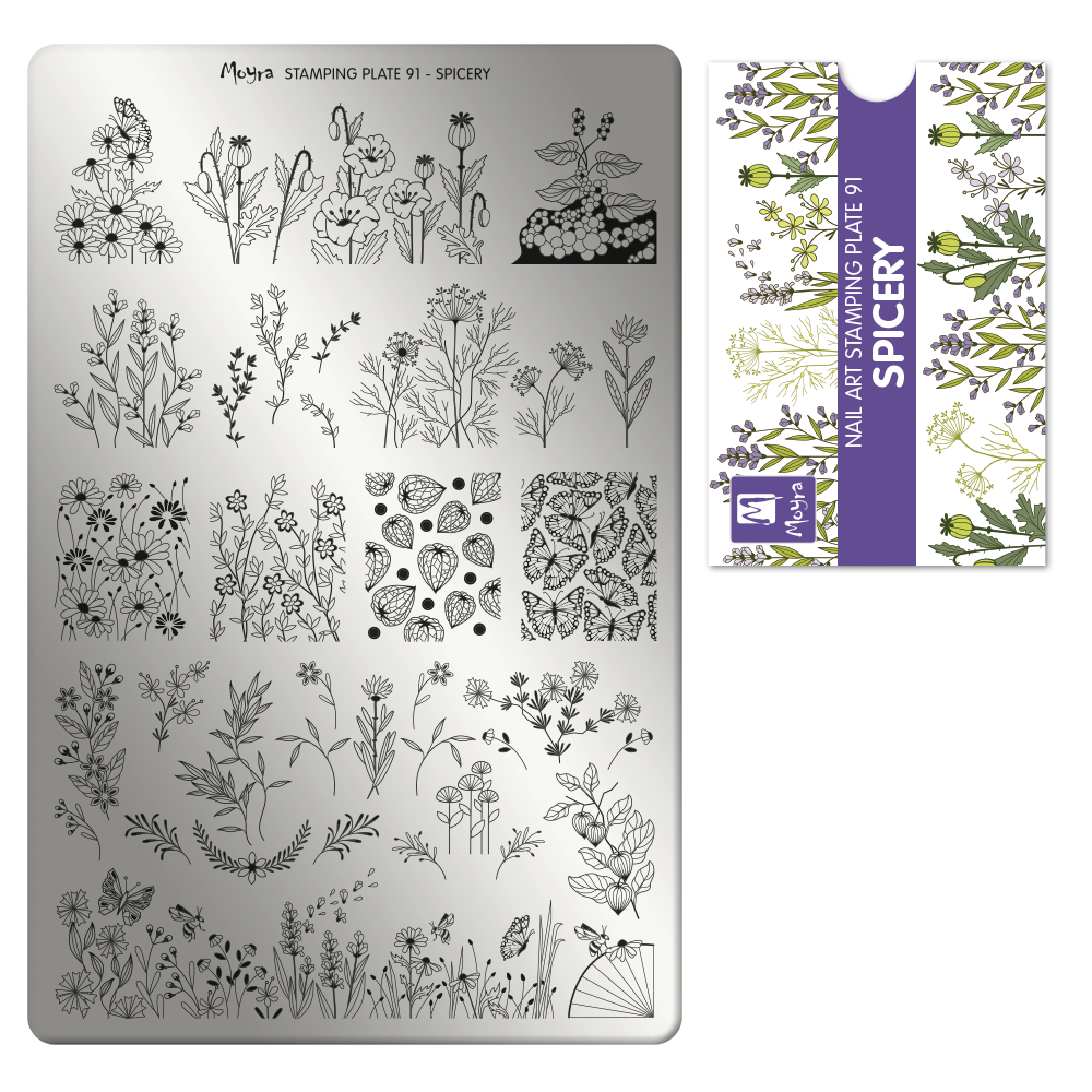 Moyra Stamping Plate 091- Spicery